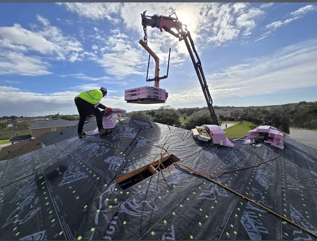 Roofing installation