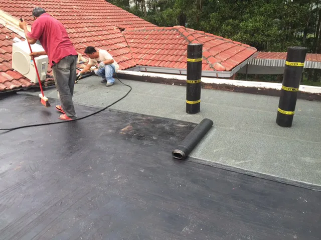Waterproofing work